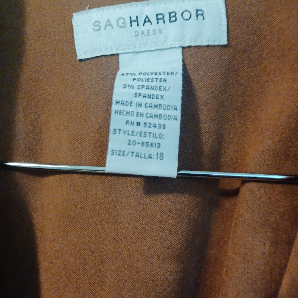 Sag Harbor Blazer Dress Ladies 18 - Picture 2 of 5